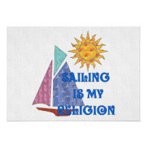 Segeln-Religion Einladungskarten