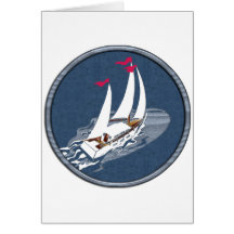 Segeln, Segeln Grußkarte