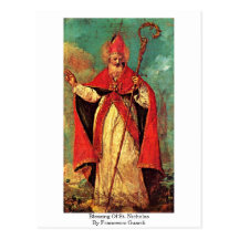 Segen von Sankt Nikolaus durch Francesco Guardi Postkarten