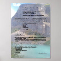 Segnen Sie unsere Rolle als Verwalter des Planeten Plakate