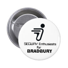 SEGWAY, Enthusiasten, für, BRADBURY Anstecknadel