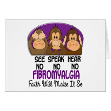 Sehen Sie, dass zu sprechen keinen Fibromyalgia 1  Grußkarten