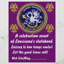 Sehen zweihundertjähriges Karneval-Party Louisiana Flyerbedruckung