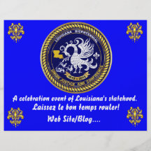 Sehen zweihundertjähriges Karneval-Party Louisiana Individuelle Flyer