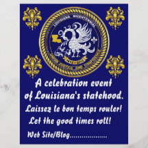 Sehen zweihundertjähriges Karneval-Party Louisiana Flyerbedruckung