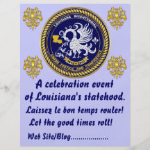 Sehen zweihundertjähriges Karneval-Party Louisiana Flyerdesign