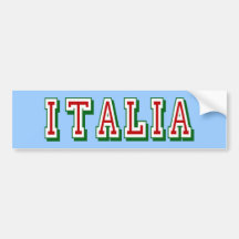 Sehr einfaches dennoch cooles Italien-Logo von Ita Auto Aufkleber