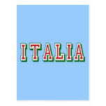 Sehr einfaches dennoch cooles Italien-Logo von Ita Postkarte