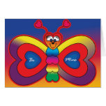 Seien Sie Bergwerk-Schmetterling Grußkarte