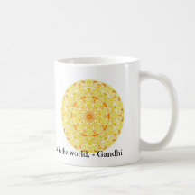 Seien Sie die Änderung, die Sie wollen, um in der  Tasse