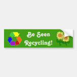 Seien Sie gesehenes Recyceln! Autosticker