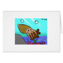 Seien Sie mein Cuddlefish Grußkarte