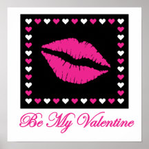 seien Sie mein Valentinsgruß Plakat