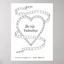 Seien Sie mein Valentinsgruß Plakate