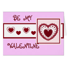 SEIEN Sie MEINE VALENTINSGRUSS Karte