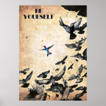 Seien Sie sich Posterdruck