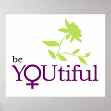 Seien Sie YOUtiful Plakat