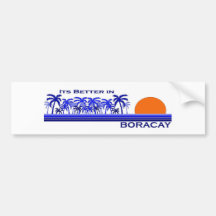 Sein besseres in Boracay Auto Aufkleber