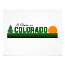Sein besseres in Colorado Individuelle Ankündigskarten