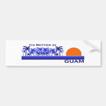 Sein besseres in Guam Auto Aufkleber