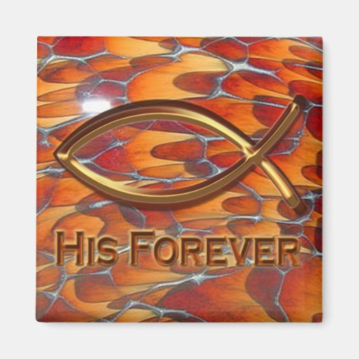 Sein Forever-Magnet (Schildpatt) Kühlschrankmagnete