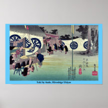 Seki durch Ando, Hiroshige Ukiyoe Posterdrucke