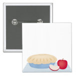 Selbst gemachter Apfelkuchen Anstecknadelbutton