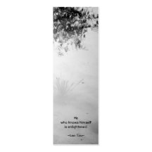 Self-reflection/TAO-Te-Ching Lesezeichen Visitenkarten Vorlage