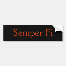 Semper FI Auto Sticker