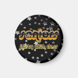 Senior-Party mit Klasse von Glitter-Sternen 2009 Kühlschrankmagnet