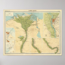 Senken Sie Ägypten Posterdruck