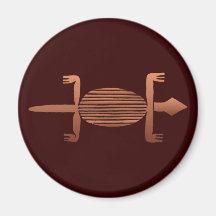 Senufo lizard Eidechse Magnete
