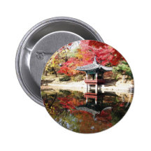 Seoul-Herbst-Farben Anstecknadelbuttons