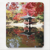 Seoul-Herbst-Farben Mousepad