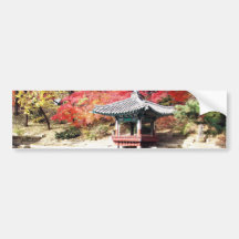 Seoul-Herbst-Japaner-Garten Auto Sticker