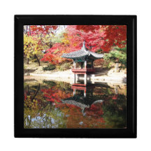 Seoul-Herbst-Japaner-Garten Erinnerungskiste