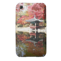 Seoul-Herbst-Japaner-Garten Case-Mate iPhone 3 Hülle