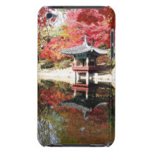 Seoul-Herbst-Japaner-Garten iPod Case-Mate Hülle