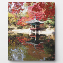 Seoul-Herbst-Japaner-Garten Schautafel