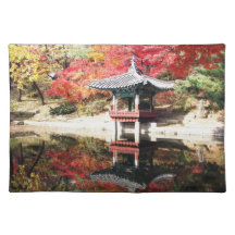 Seoul-Herbst-Japaner-Garten Tisch Set