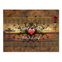 Sepia-alte Zeit-Rosen unter den beruhigenden Welle Postkarte