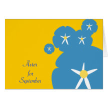 Septembers Geburt Blume-Fertigen besonders an Karten
