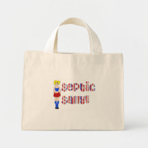 Septische gestreifte Tasche Sally