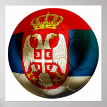 Serbien-Fußball Posterdrucke