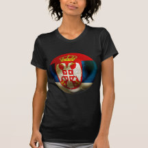 Serbien-Fußball Tshirt