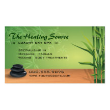 Serene Massage-und Wellness-Center-Verabredung Visitenkarte