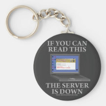 Server ist unten schlüsselanhänger