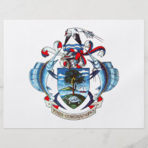 Seychellen-Wappen Flyerdruck
