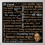 Shakespeare beleidigt Sammlung Posterdrucke
