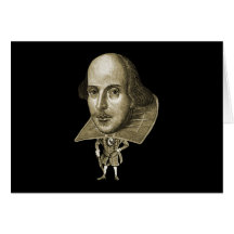 Shakespeare-Karikatur Karten